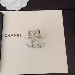 Silver and Gold Hair Brooch